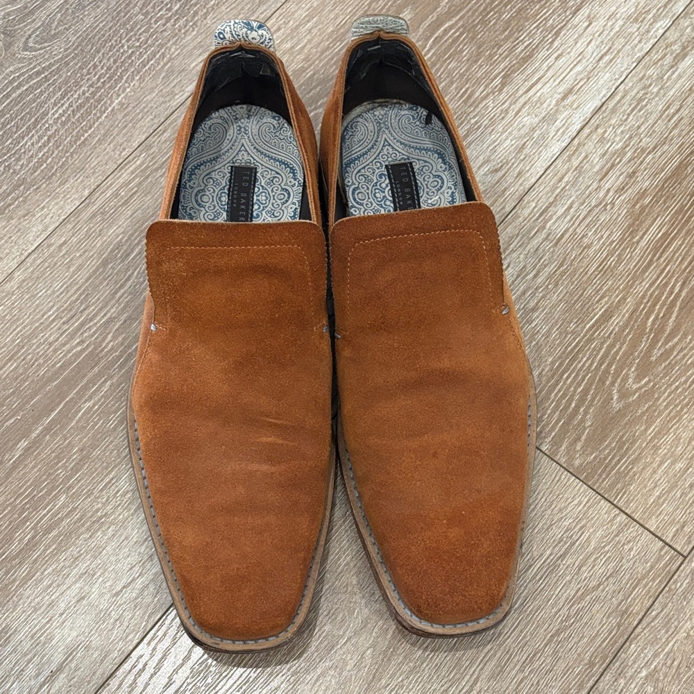 Ted Baker Men's Rust Suede Loafers